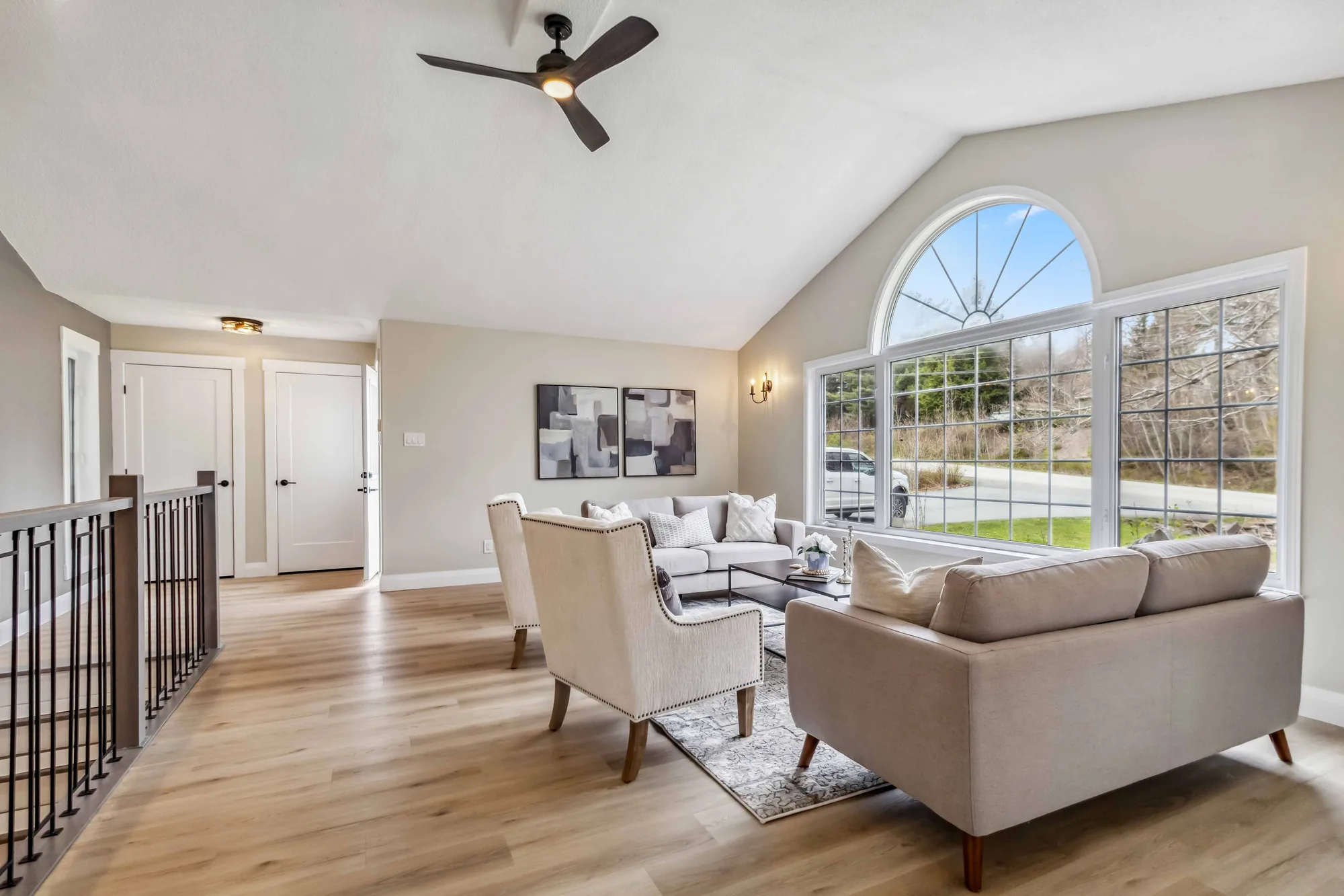 Gail Avenue — Living Room 1, after the renovation by MAD Design Interiors