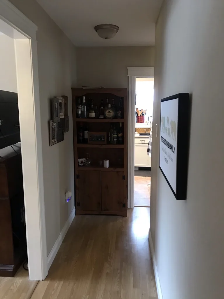Longards Road — Hallway, before the renovation by MAD Design Interiors